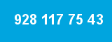 928 117 75 43 928 117 75 43